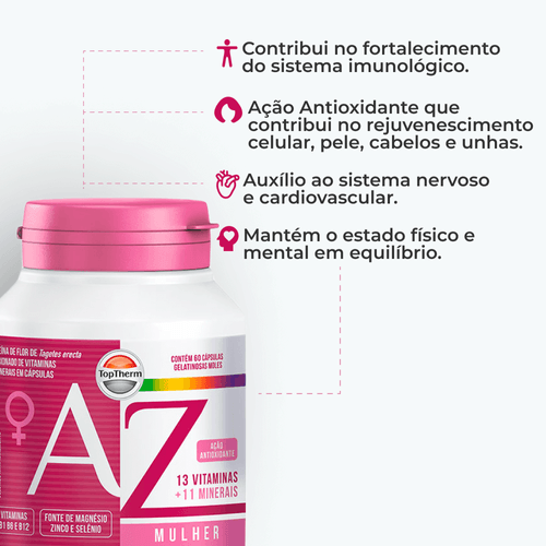 Polivitamínico AZ Mulher | 6 Frascos