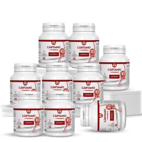 Cártamo + Vitamina E - 9 Frascos