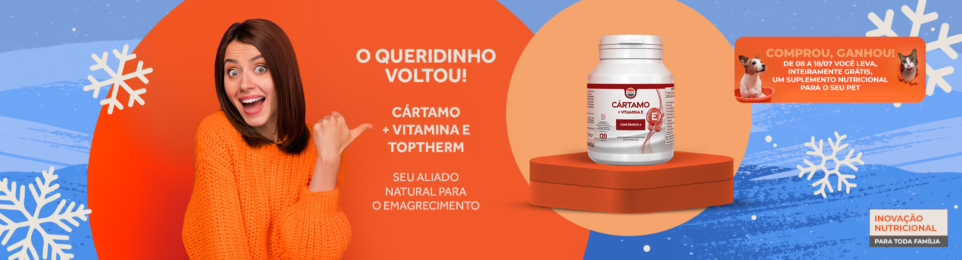 O queridinho voltou - Cártamo + vitamina E